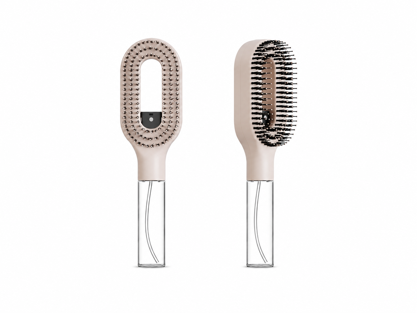 Brosse 2-en-1 Démêlante avec Vaporisateur intégré
