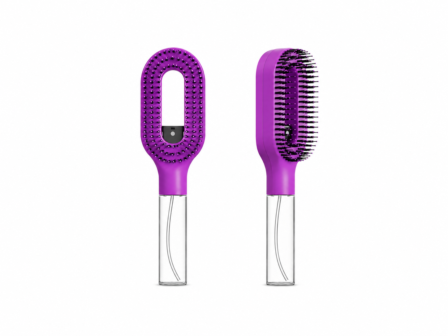 Brosse 2-en-1 Démêlante avec Vaporisateur intégré