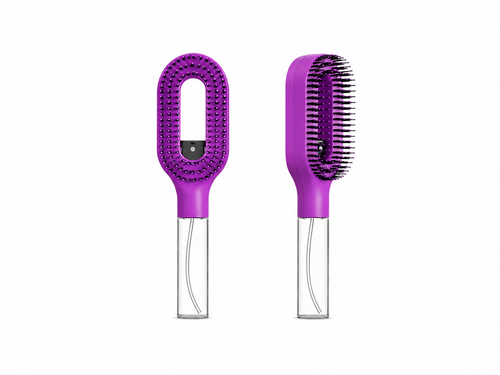 Brosse 2-en-1 Démêlante avec Vaporisateur intégré